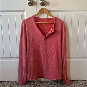 Lucky Brand Weekend Slub Jersey Long Sleeve Henley Bossa Nova Men’s Large 2023